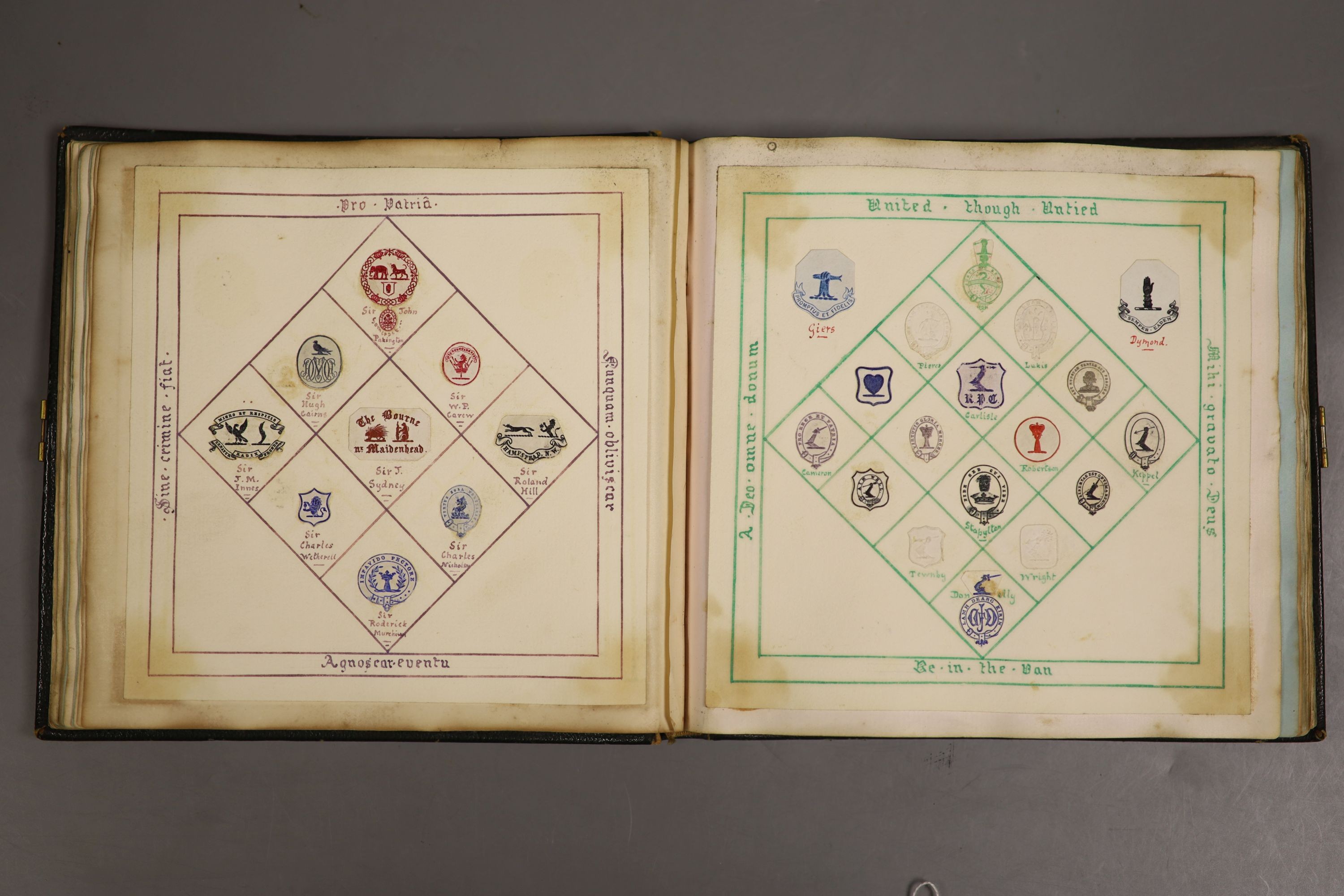 A Victorian album of crests